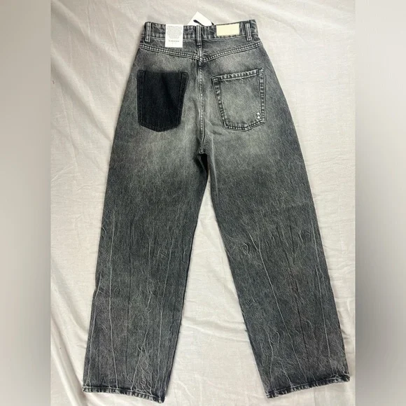 Icon Denim Medium Wash Grey Poppy Jeans Donna